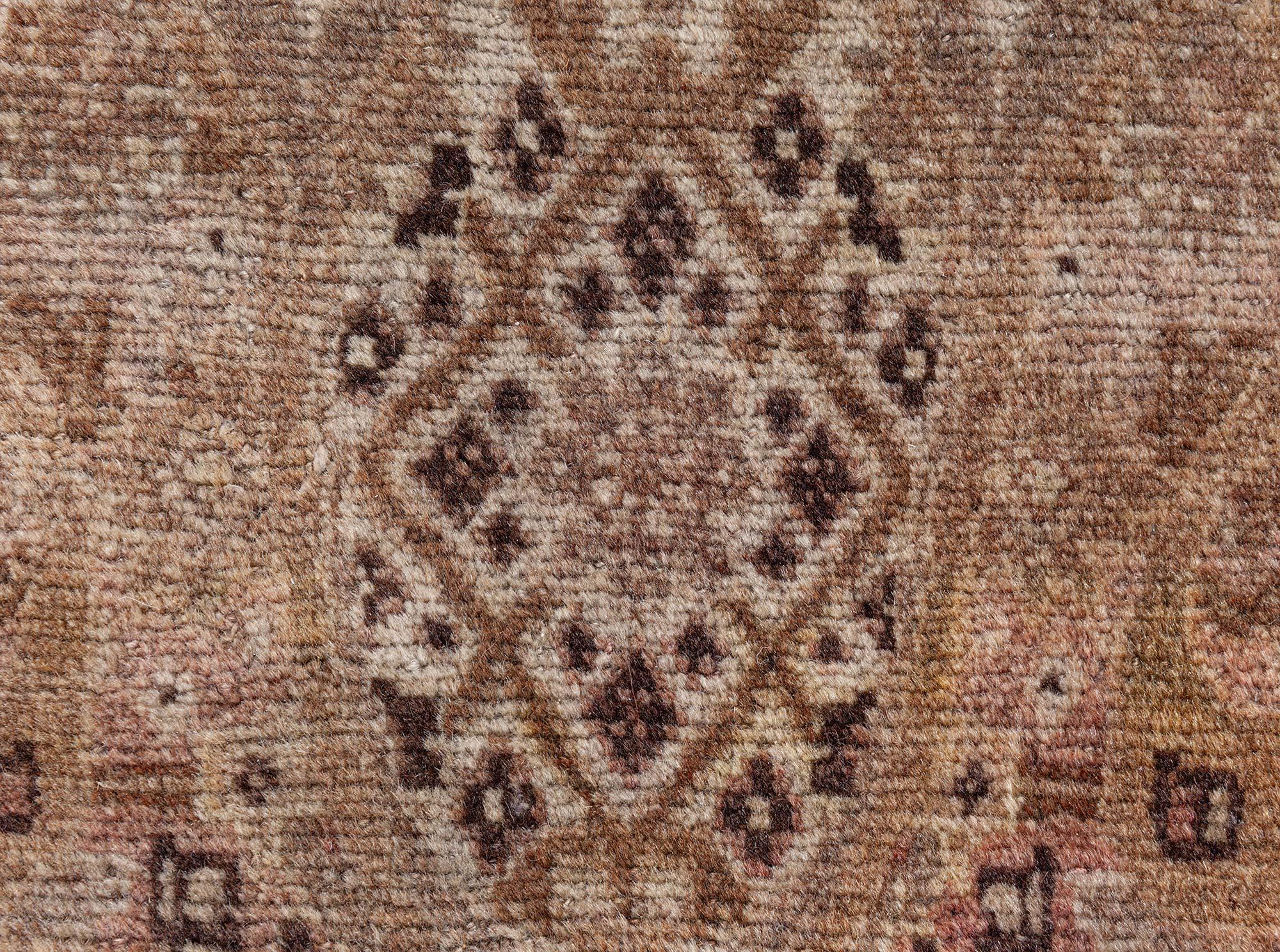 Perse Doris Leslie Blau Tapis persan ancien Tabriz fait main en laine en vente