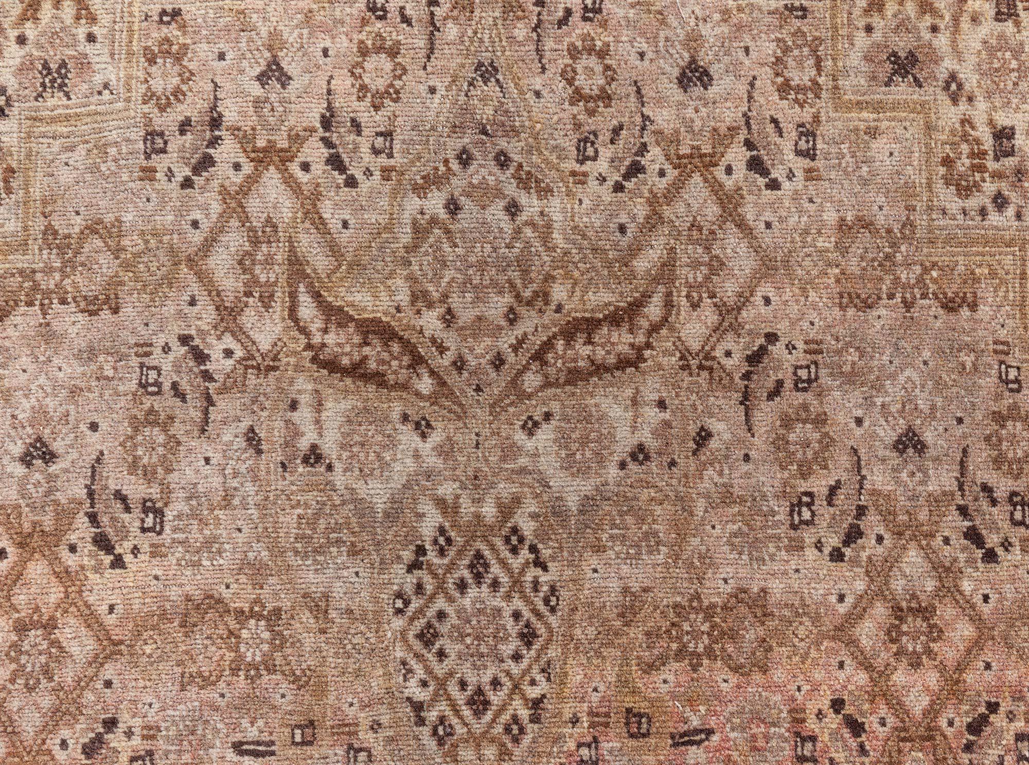 XX secolo Doris Leslie Blau Tappeto antico persiano Tabriz in lana fatto a mano in vendita