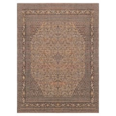 Doris Leslie Blau Tappeto antico persiano Tabriz in lana fatto a mano