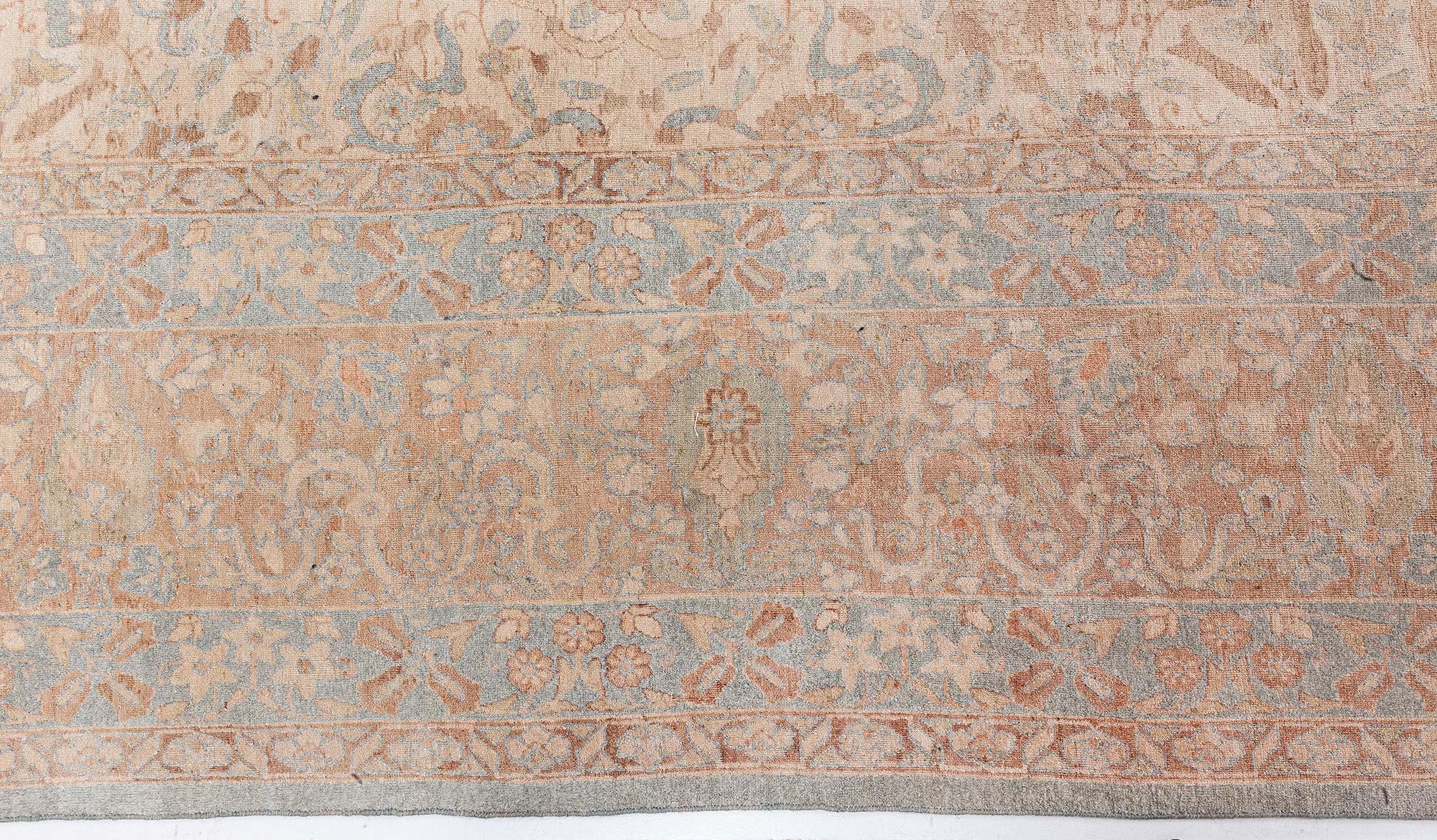 Doris Leslie Blau Tappeto antico persiano Tabriz in lana fatto a mano in vendita 5