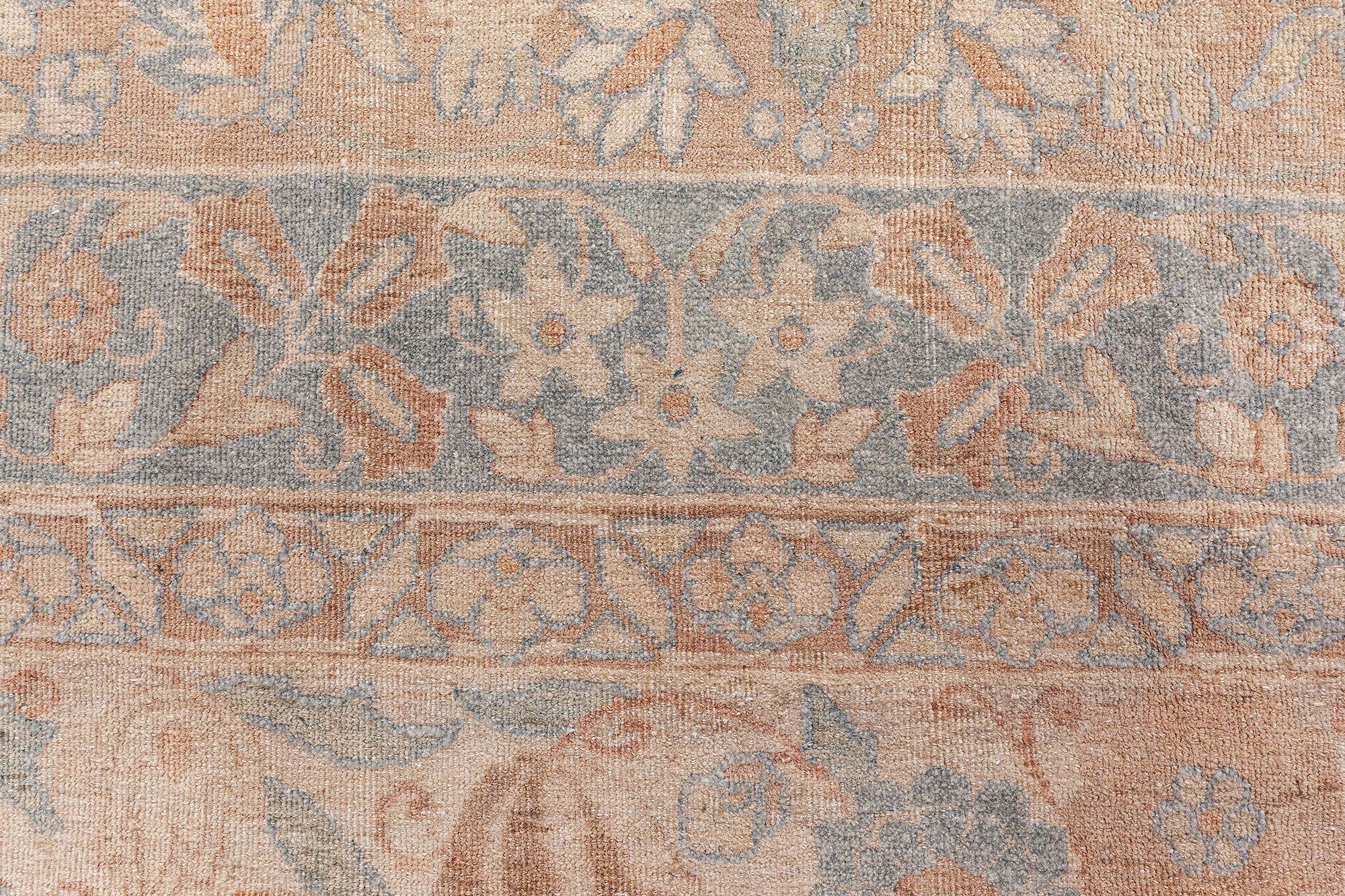 Persiano Doris Leslie Blau Tappeto antico persiano Tabriz in lana fatto a mano in vendita