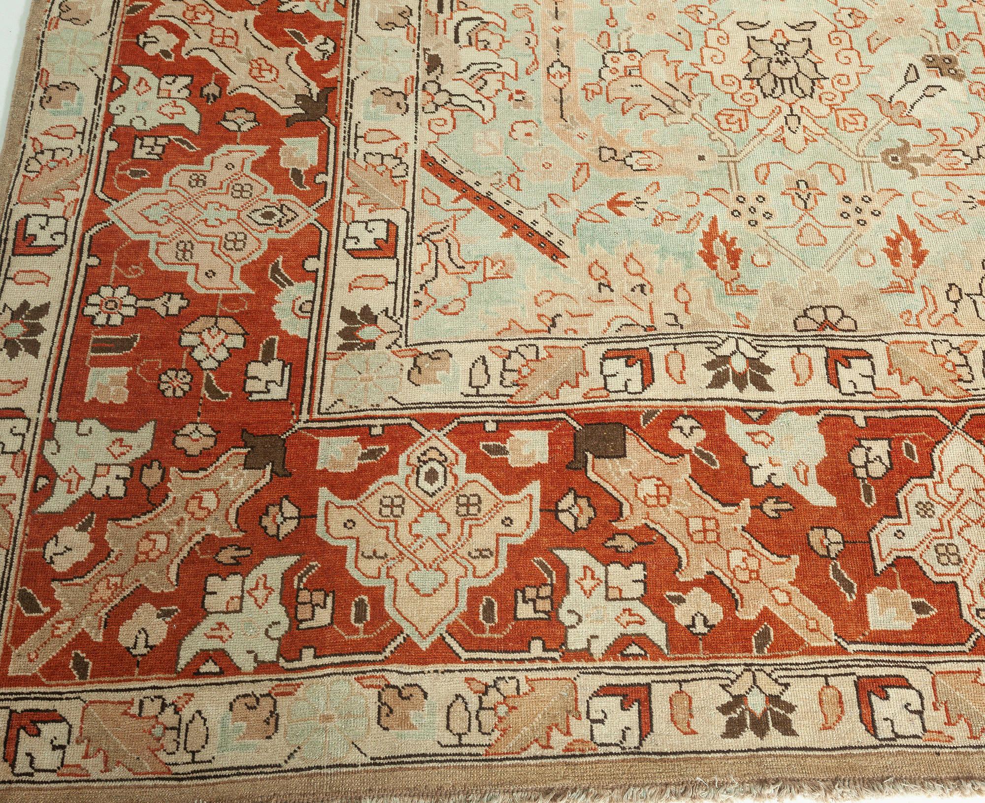 Doris Leslie Blau Tappeto antico persiano Tabriz in lana fatto a mano In condizioni buone in vendita a New York, NY