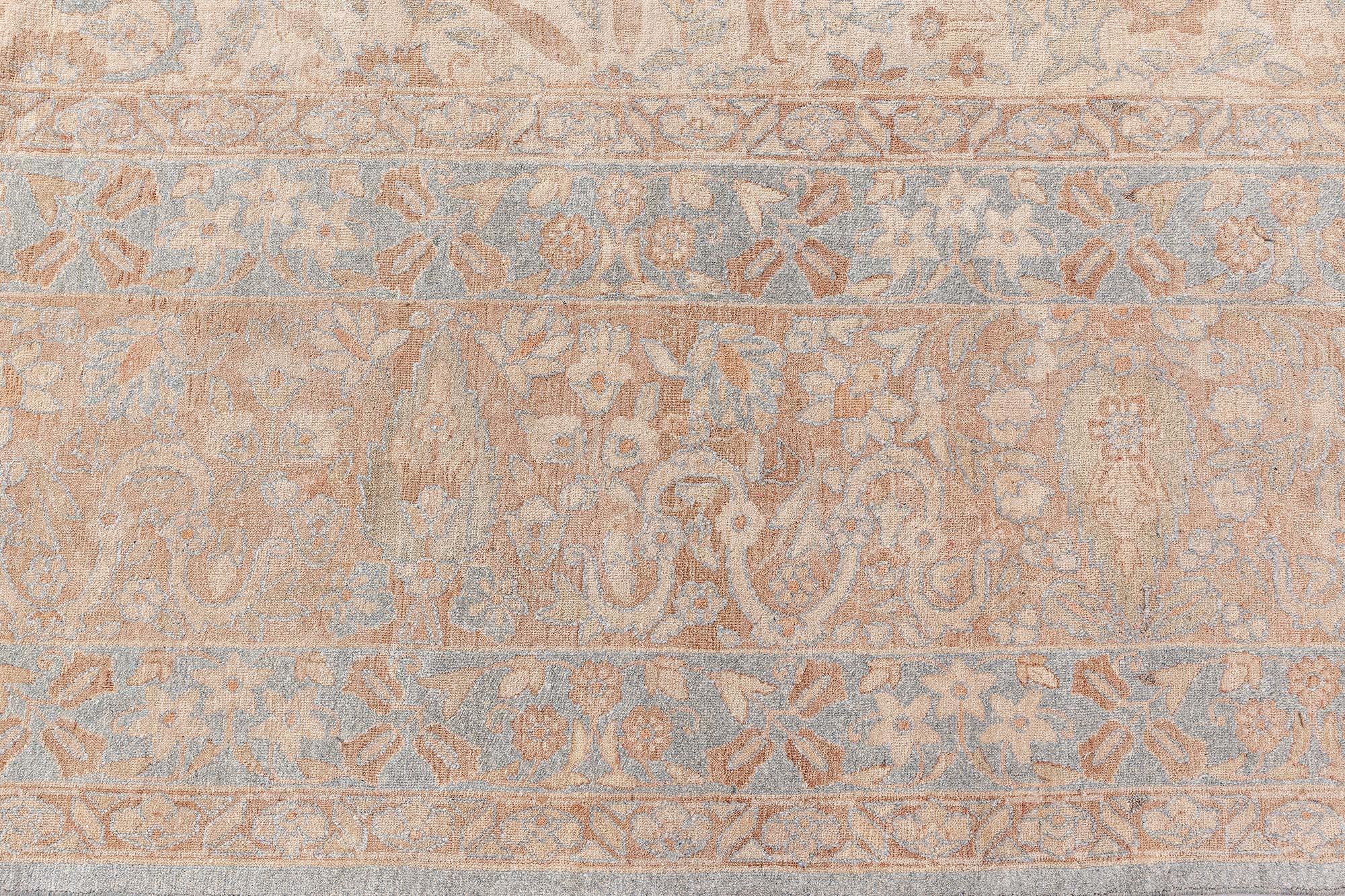 Doris Leslie Blau Tappeto antico persiano Tabriz in lana fatto a mano in vendita 1