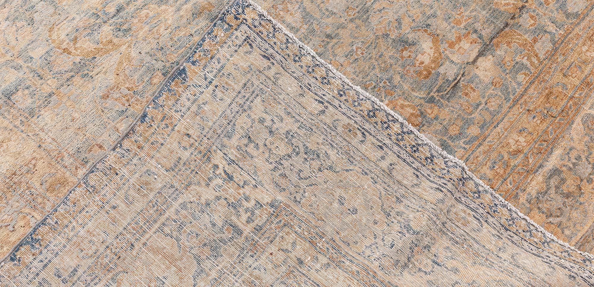 Doris Leslie Blau Tappeto antico persiano Tabriz in lana fatto a mano in vendita 2