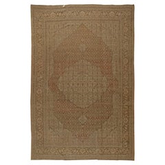 Doris Leslie Blau Tappeto antico persiano Tabriz in lana fatto a mano
