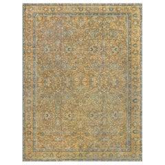 Doris Leslie Blau Tappeto antico persiano Tabriz in lana fatto a mano