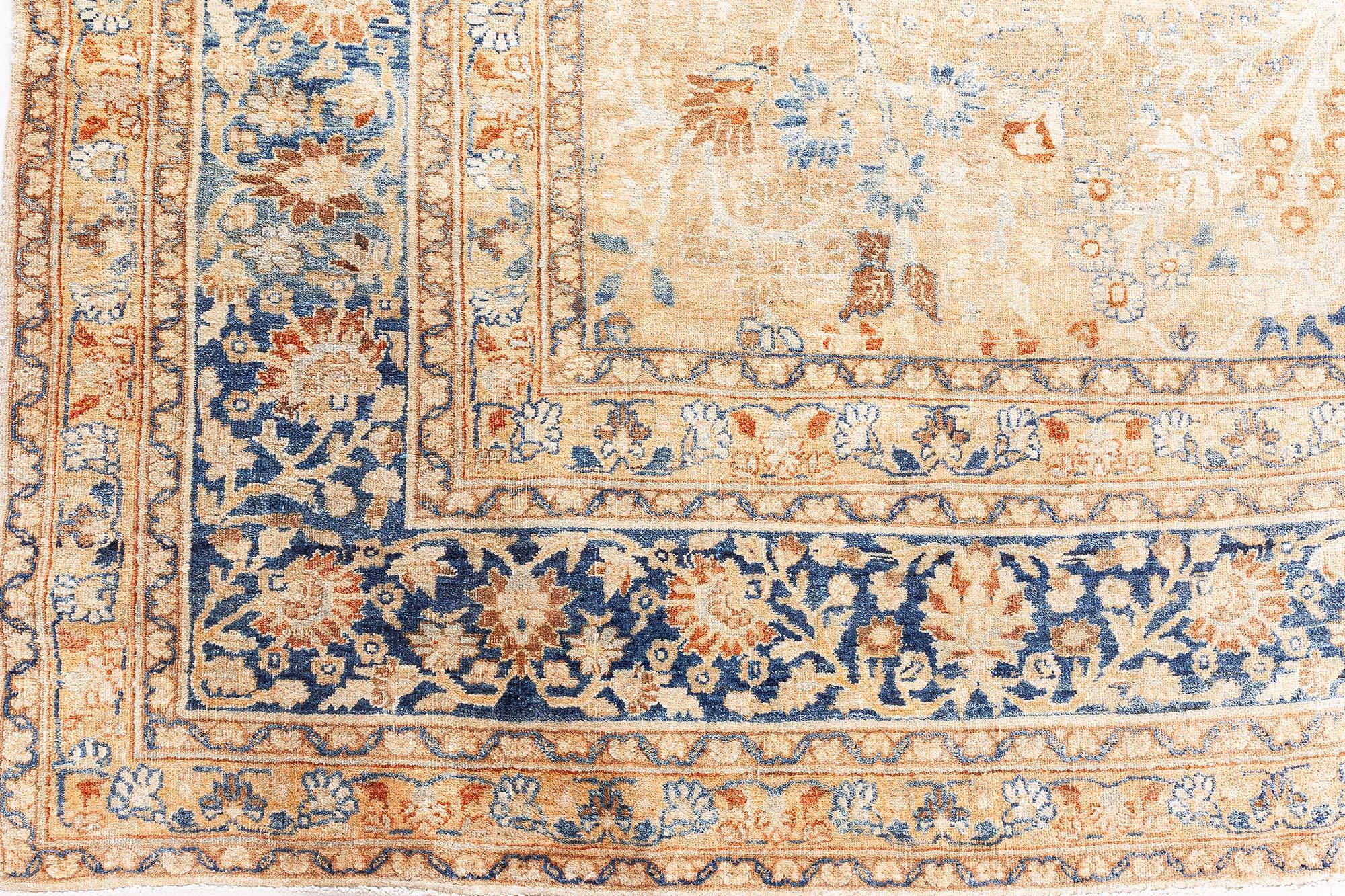 Ancien tapis persan Tabriz
Taille : 9'9
