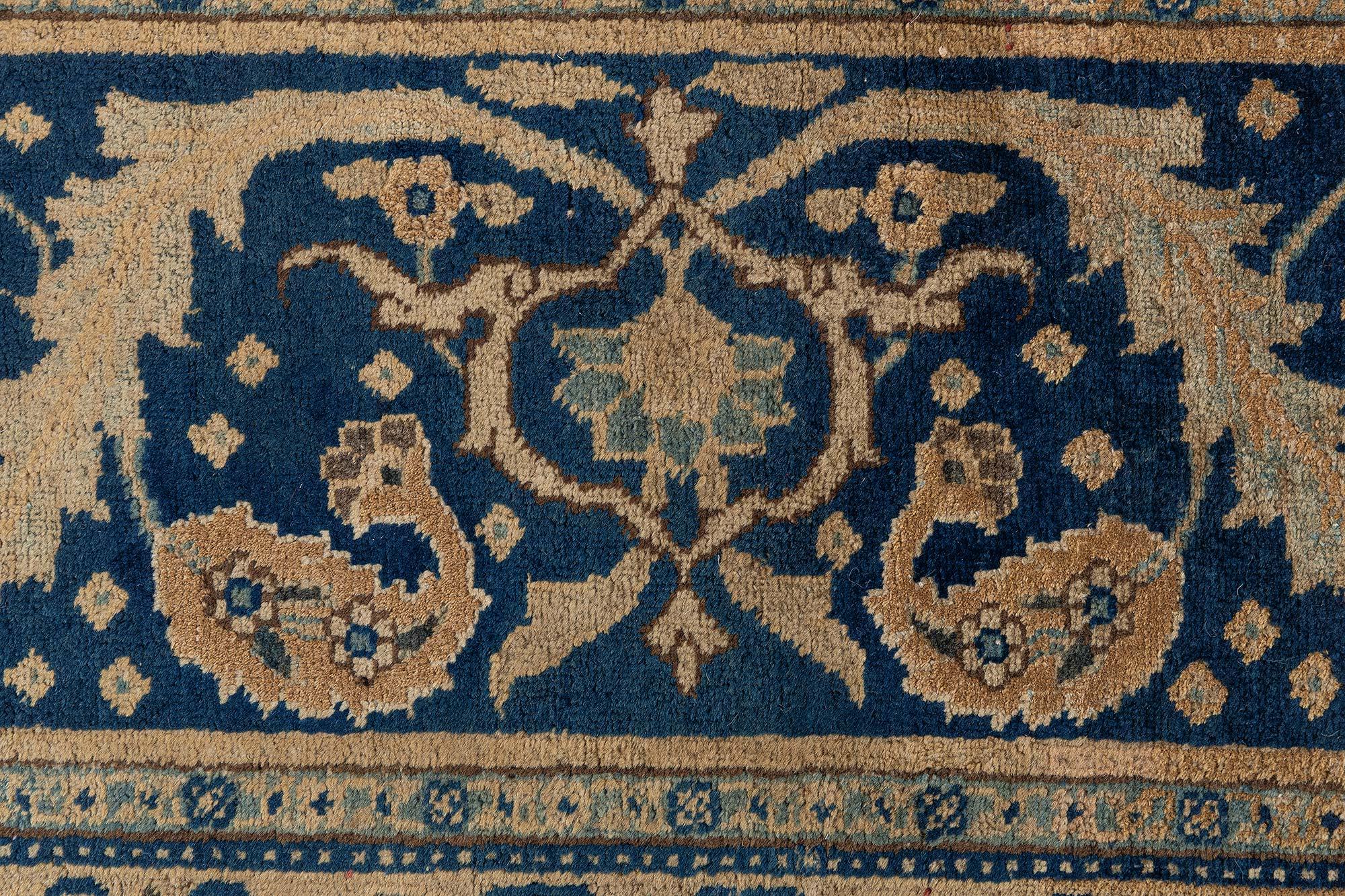 Hand-Knotted Doris Leslie Blau Antique Persian Tabriz Rug For Sale