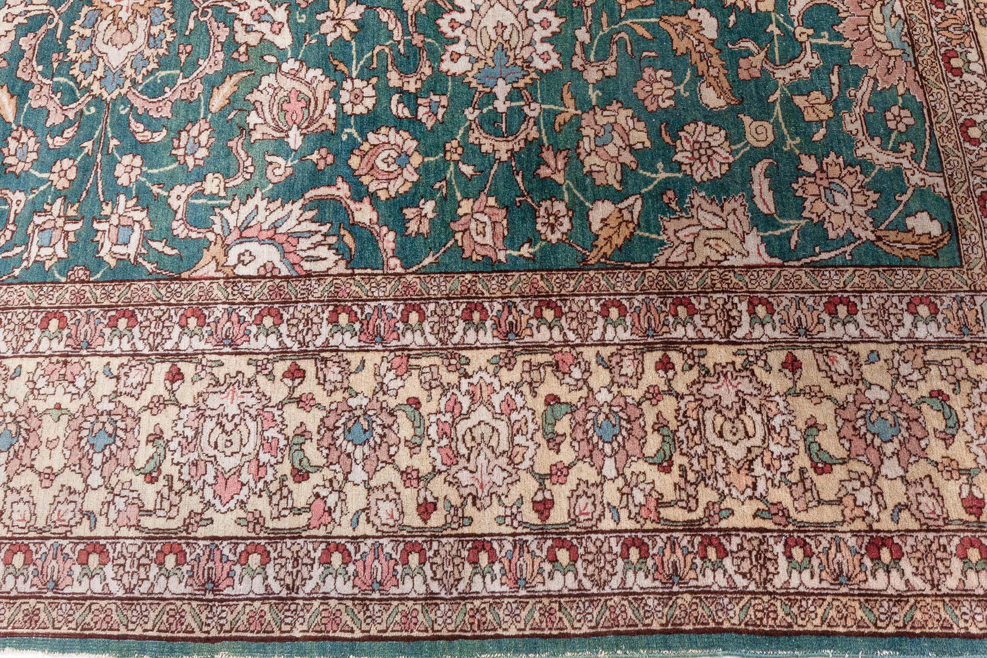 20th Century Doris Leslie Blau Antique Persian Tabriz Rug For Sale