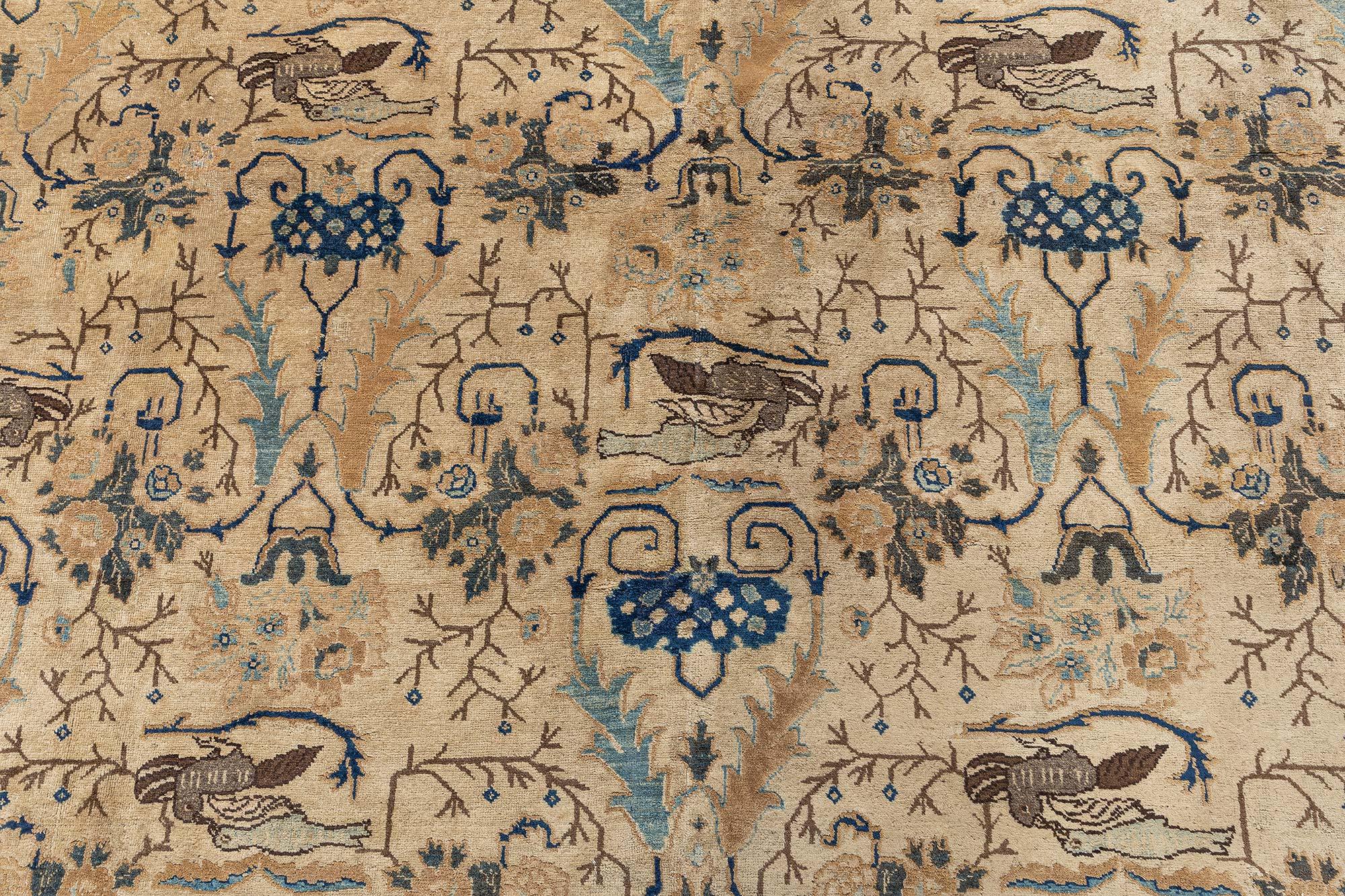 Doris Leslie Blau Antique Persian Tabriz Rug For Sale 1