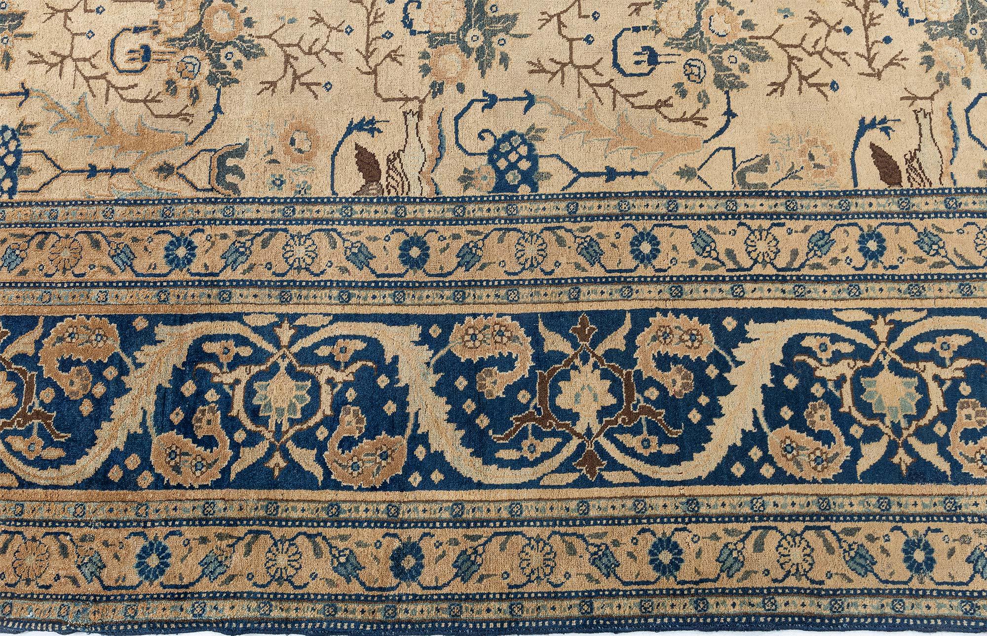 Doris Leslie Blau Antique Persian Tabriz Rug For Sale 1