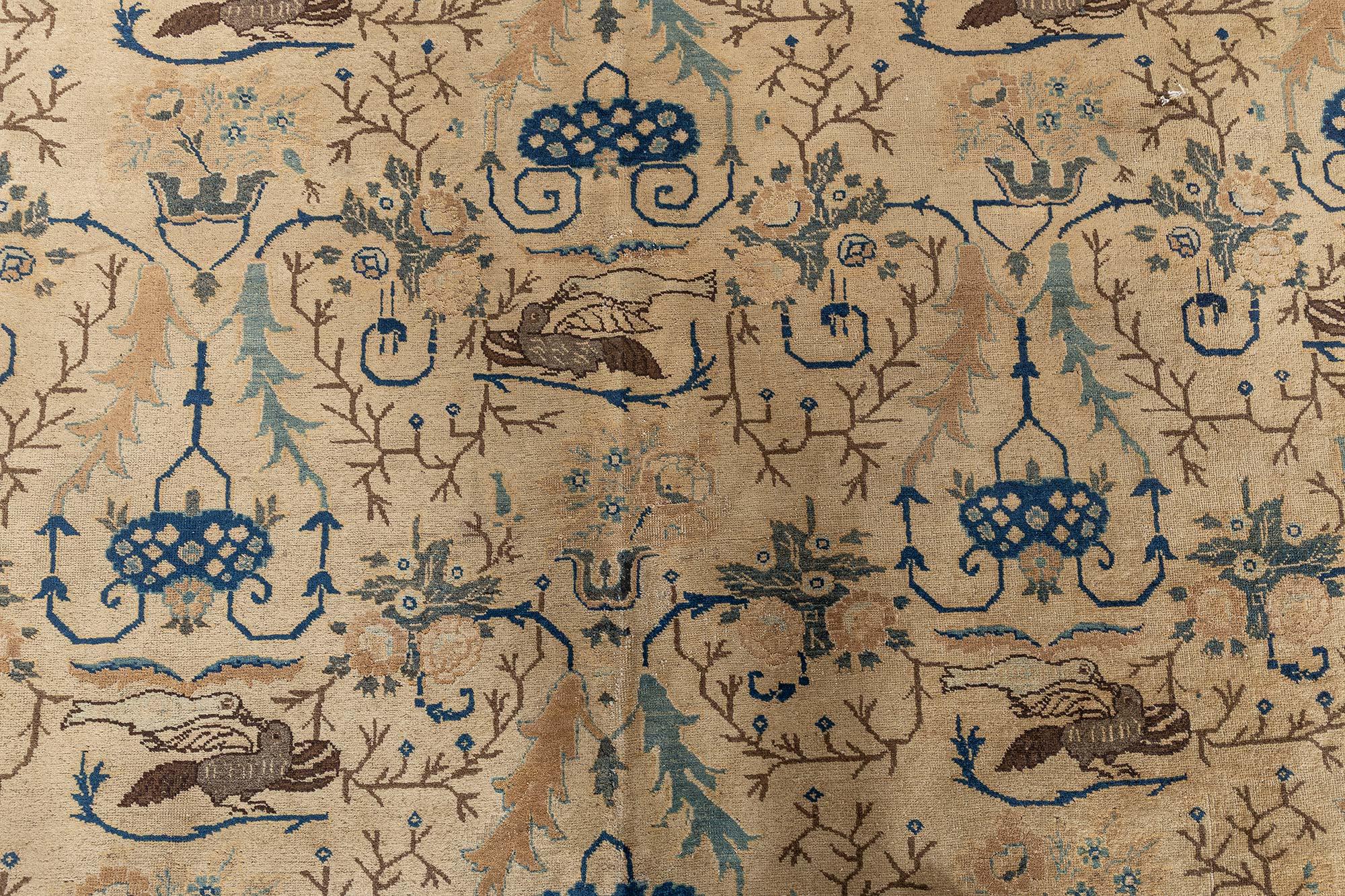 Doris Leslie Blau Antique Persian Tabriz Rug For Sale 2