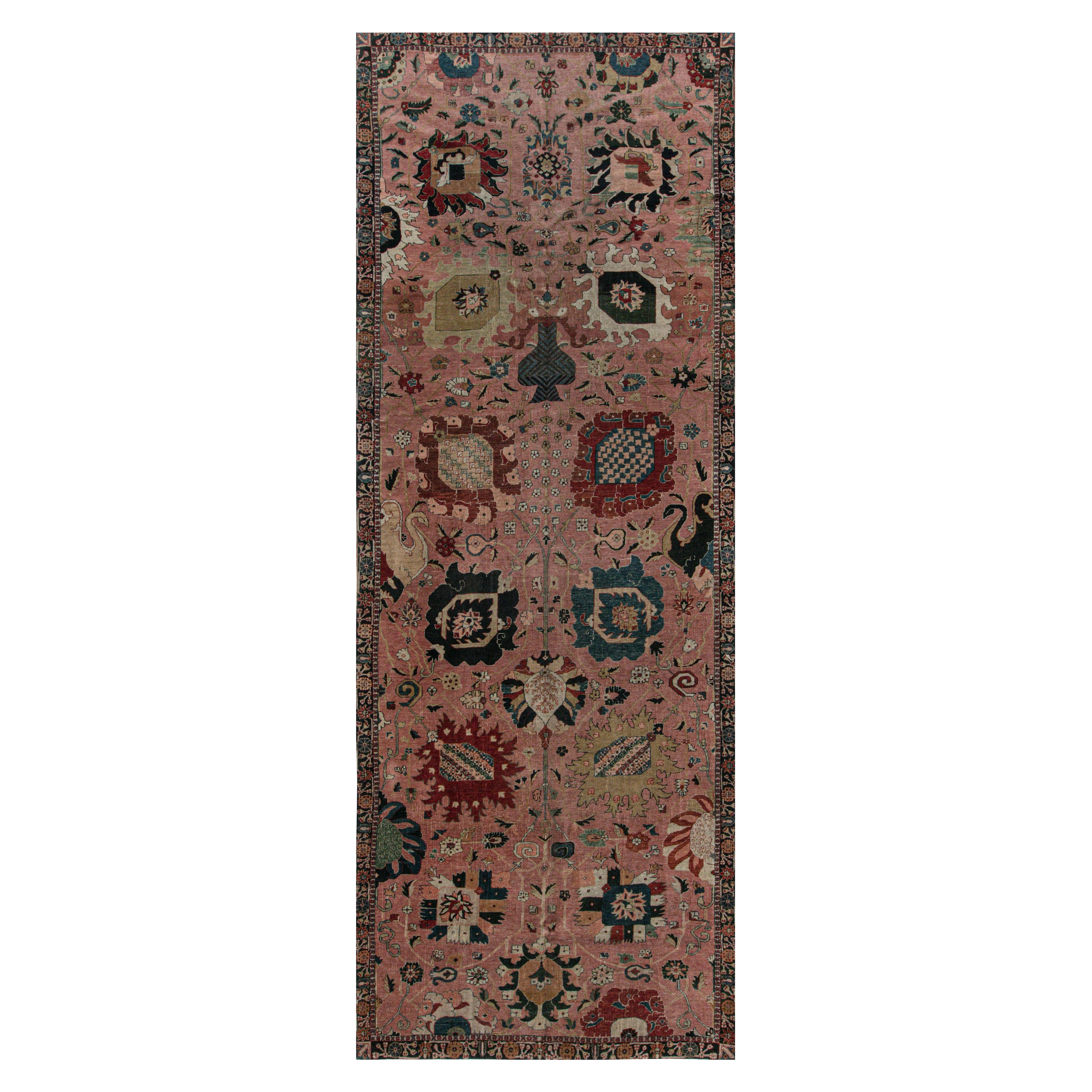 Doris Leslie Blau Antique Persian Tabriz Rug For Sale