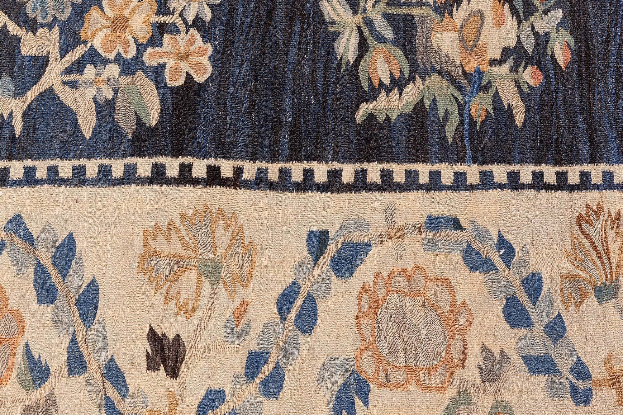 Doris Leslie Blau Antique Russian Bessarabian Handmade Wool Rug In Good Condition For Sale In New York, NY