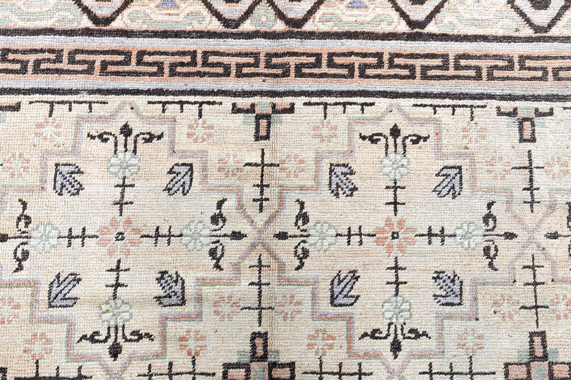 Antique Samarkand (Khotan) Rug
Size: 9'2