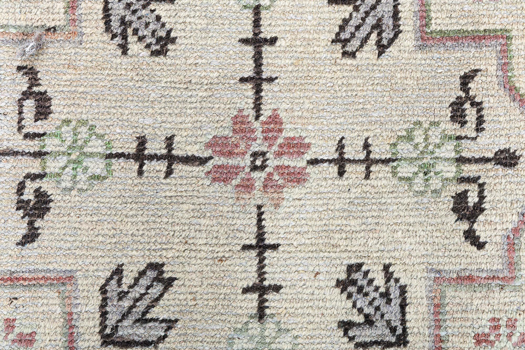 Doris Leslie Blau Antique Samarkand (Khotan) Rug In Good Condition For Sale In New York, NY