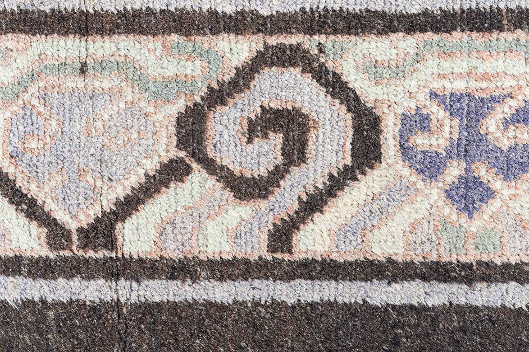Wool Doris Leslie Blau Antique Samarkand (Khotan) Rug For Sale