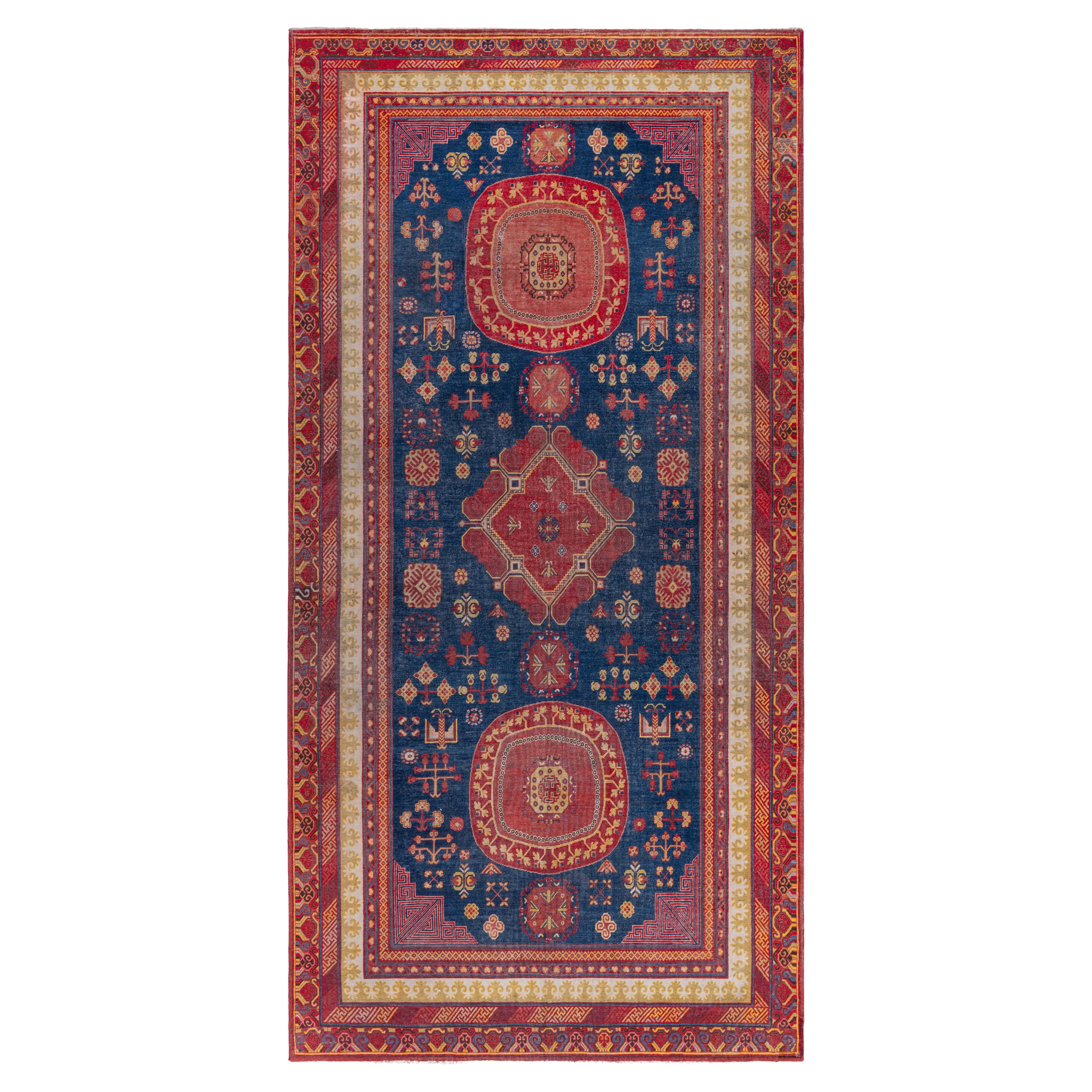 Doris Leslie Blau Antique Samarkand Khotan Rug For Sale