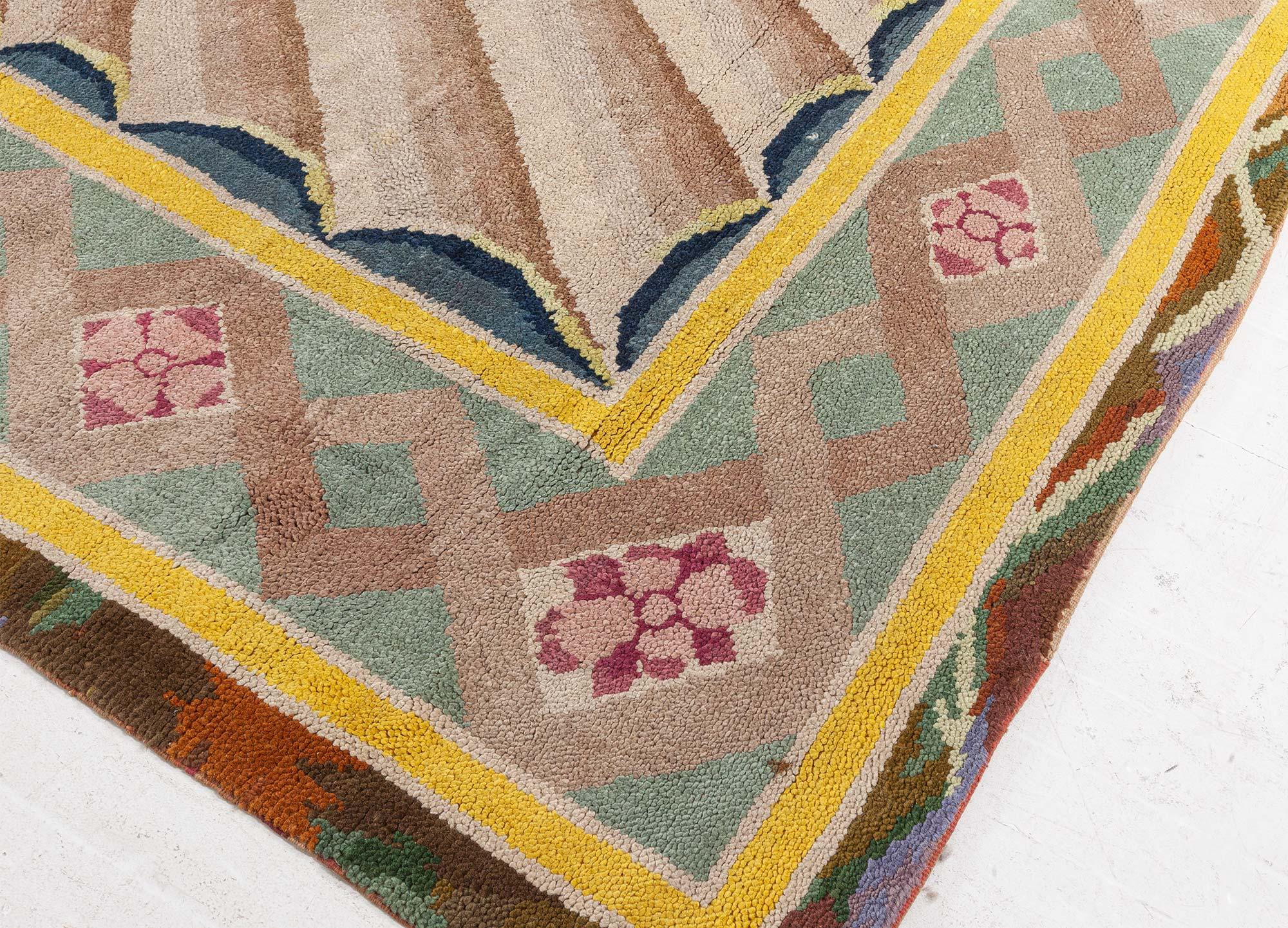 Lana Tappeto vintage spagnolo Doris Leslie Blau in vendita