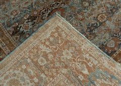 Doris Leslie Blau Antique Sultanabad Allover Ivory Hand-Knotted Rug - c. 1920