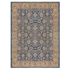 Doris Leslie Blau Antique Sultanabad Allover Warm Tan Hand-Knotted Rug - c.C. 1920