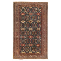 Doris Leslie Blau Antique Sultanabad Floral Allover Warm Tan Rug - c. 1880