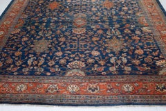 Doris Leslie Blau Antique Sultanabad Floral Classic Taupe Carpet - c. 1880