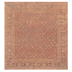 Doris Leslie Blau Antique Sultanabad Pale Sand Rug - c. 1900 (Size Adjusted)