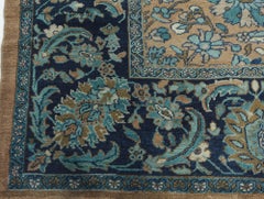 Doris Leslie Blau Antique Sultanabad Warm Tan Rug - c. 1920 (Size Adjusted)