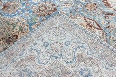 Doris Leslie Blau Antique Tabriz Allover Floral Warm Tan Carpet - c. 1900