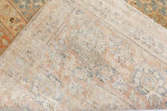 Doris Leslie Blau Antique Tabriz Allover Floral Warm Tan Rug - c. 1880