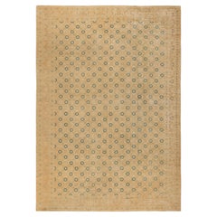 Doris Leslie Blau Tappeto antico Tabriz Allover Floreale Warm Tan - C.C. 1940