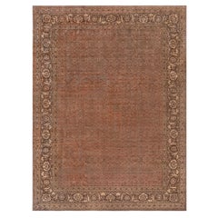Doris Leslie Blau Tappeto antico Tabriz Allover Geometrico Warm Tan - 1920 ca.