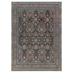 Doris Leslie Blau Antique Tabriz Allover Geometric Warm Tan Rug - c. 1880