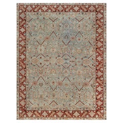 Doris Leslie Blau Tappeto antico Tabriz Allover Geometrico Warm Tan - C.C. 1920