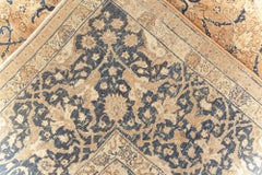 Doris Leslie Blau Antique Tabriz Allover Warm Tan Hand-Knotted Rug - c. 1900