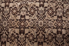 Doris Leslie Blau Antique Tabriz Allover Warm Tan Hand-Knotted Wool Rug