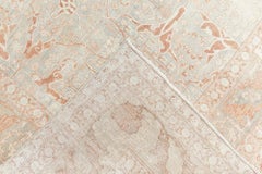 Doris Leslie Blau Antique Tabriz Floral Allover Light Gray Rug - c. 1920