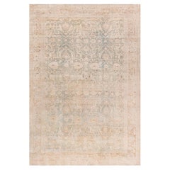 Doris Leslie Blau Tappeto antico Tabriz floreale a trifoglio sabbia pallida - c.C. 1920