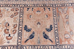 Doris Leslie Blau Antique Tabriz Oversized Beige Carpet - c. 1880 Haji Jalili