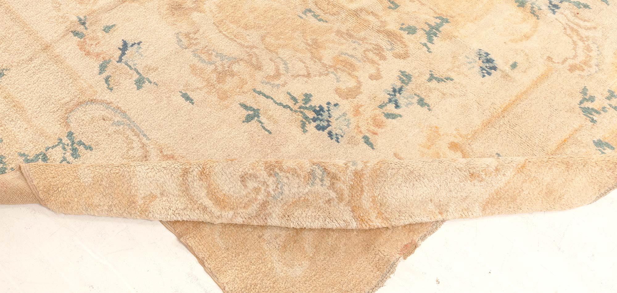 Doris Leslie Blau 1920s Antique Turkish Angora Oushak Rug For Sale 1