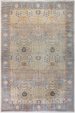 Doris Leslie Blau Antique Turkish Borlou Rug – Refined Floral Opulence