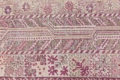 Doris Leslie Blau Antique Turkish Floral Medallion In Pale Sand Rug - c. 1880