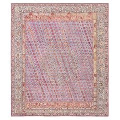 Doris Leslie Blauer antiker türkischer Ghiordes-Teppich