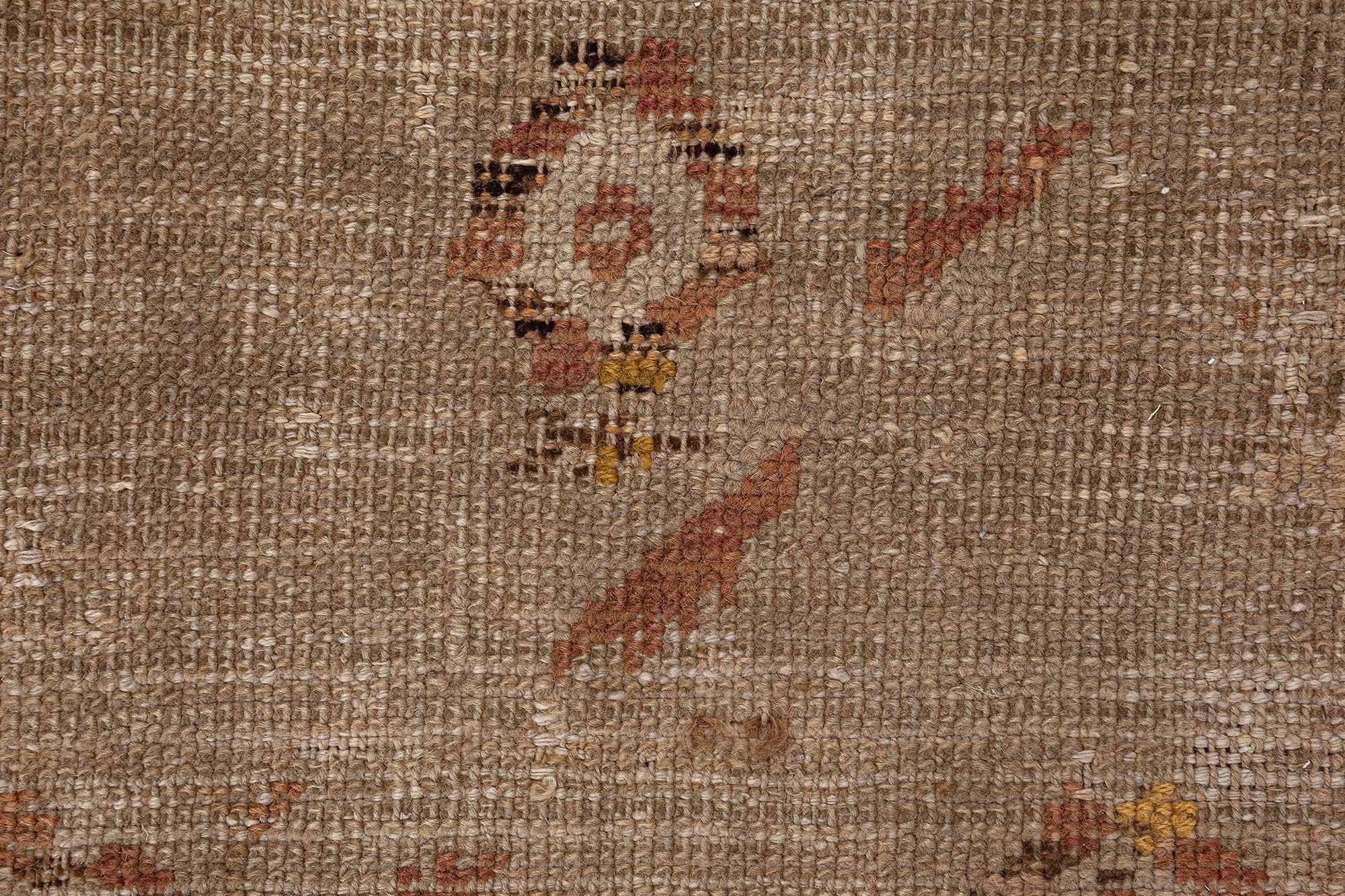 Hand-Knotted Doris Leslie Blau Antique Turkish Ghiordes Rug 'Size Adjusted' For Sale