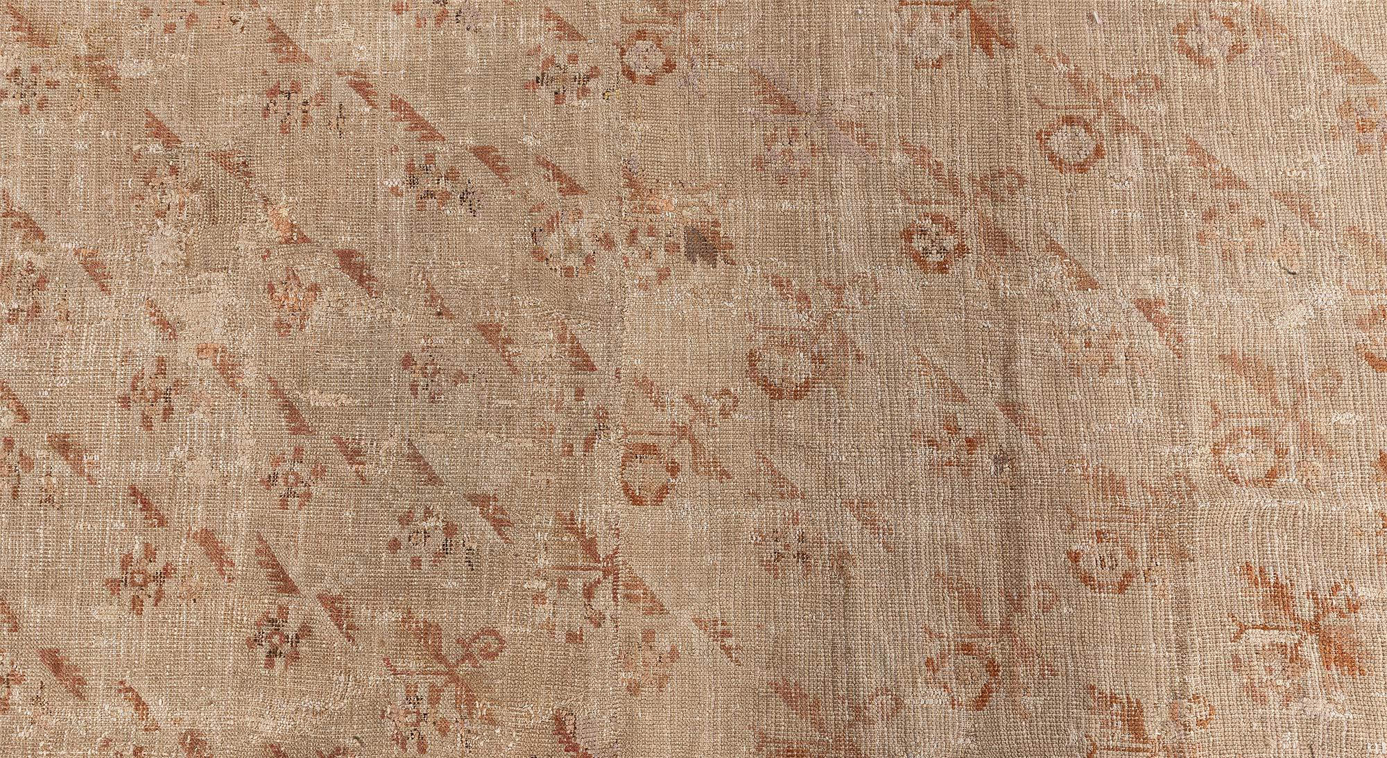 Doris Leslie Blau Antique Turkish Ghiordes Rug 'Size Adjusted' For Sale 3