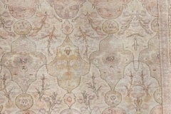 Doris Leslie Blau Antique Turkish Hereke Handmade Wool Rug