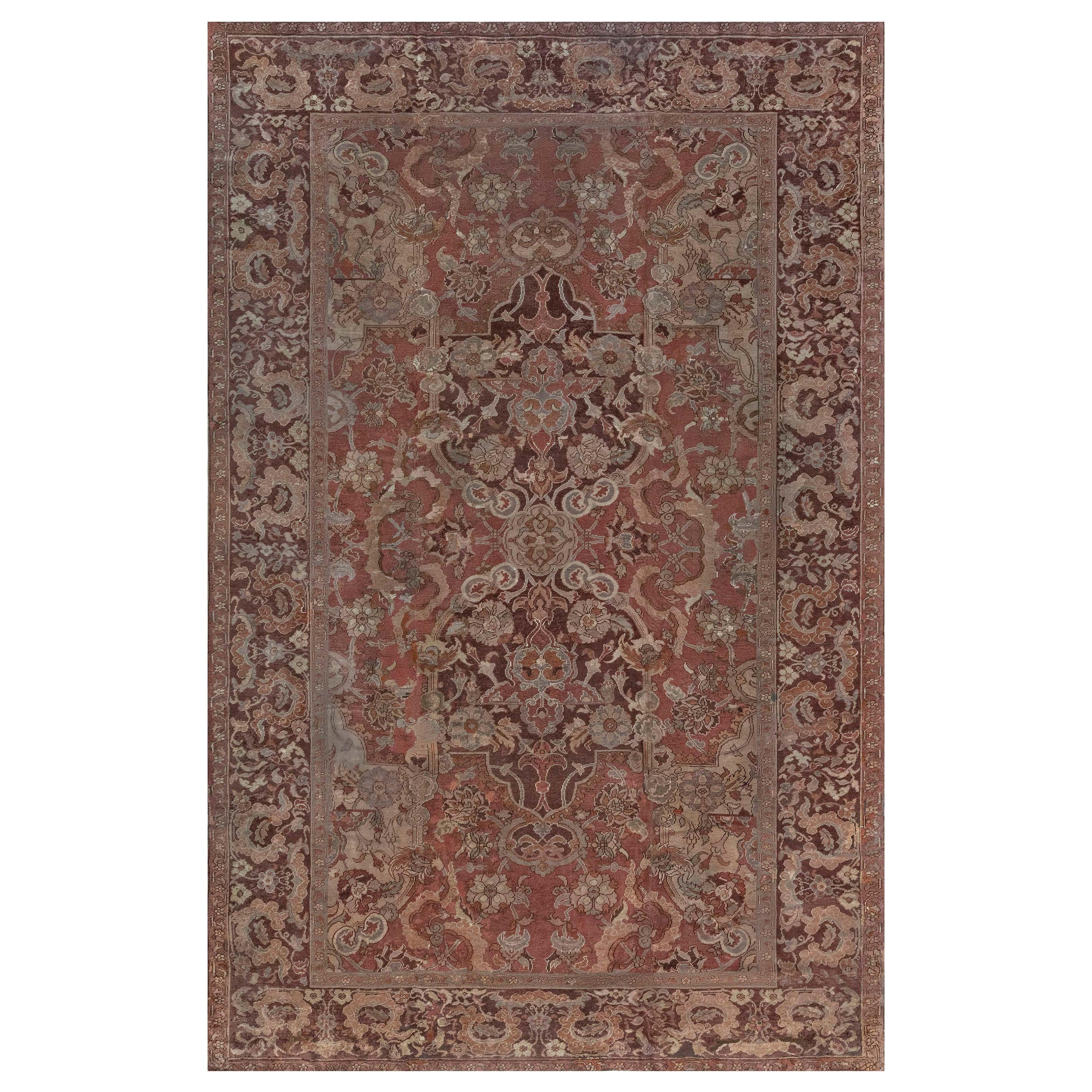 Tappeto in lana fatto a mano Doris Leslie Blau 1900s Turkish Hereke