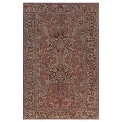 Tappeto in lana fatto a mano Doris Leslie Blau 1900s Turkish Hereke