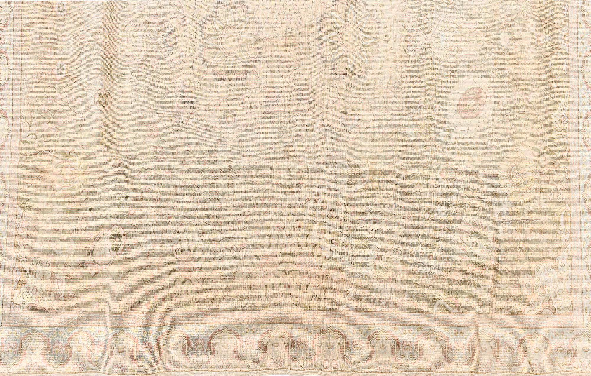 Doris Leslie Blau Antiker Türkischer Hereke-Teppich (19. Jahrhundert) im Angebot